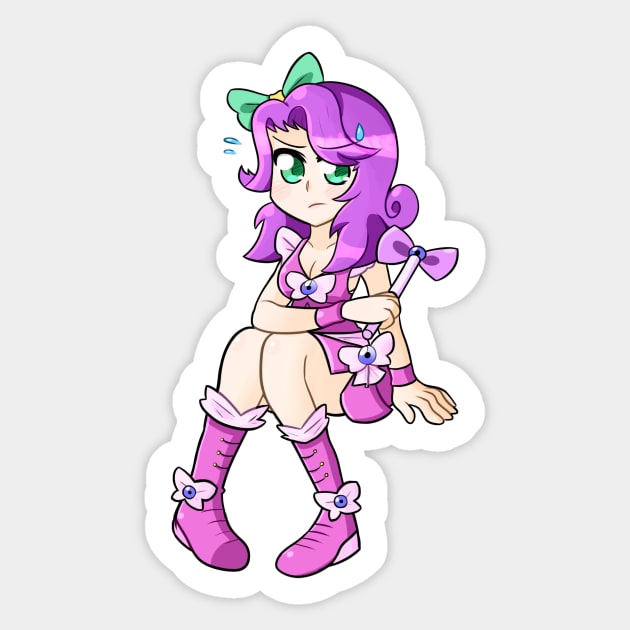 Magical Girl Abigail Sticker by Keychain